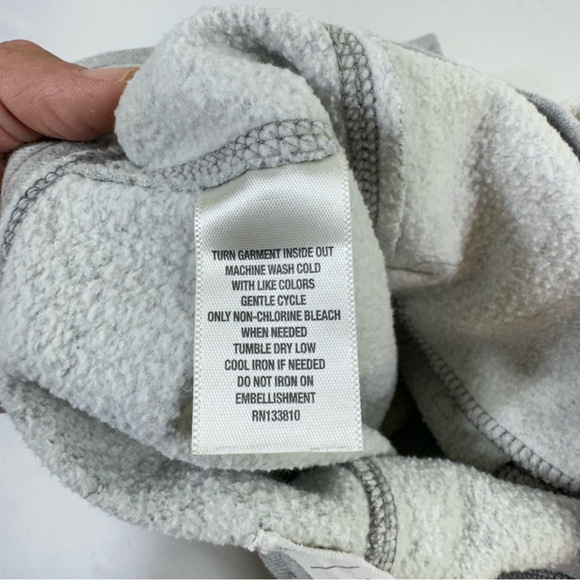 P.s. Aeropostale Kids Fleece Lined Gray Drawstring Sweatpants - Picture 5 of 5